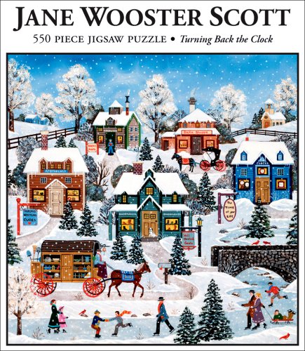 61zswxy2T L Ceaco Jane Wooster Scott 550 Piece Puzzle   Turning Back the Clock