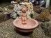 Vogeltraenke mit Maedchen,Terracotta,huebsche Deko