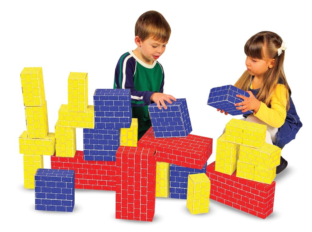 Melissa & Doug Deluxe Jumbo Cardboard Blocks (40 pc) Amazon.co.uk