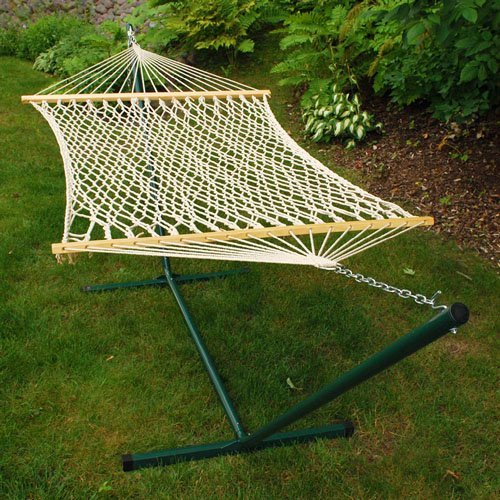 Algoma 6250 Two Point Individual Rope Hammock and Stand Combo