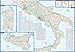 Laminated Italy Road Map by Borch (English Edition)