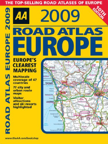 AA Road Atlas Europe (AA Atlases and Maps)