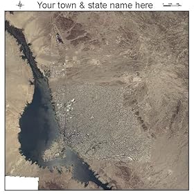 Huge Aerial Photography Map of Lake Havasu City, Arizona 2007 AZ
