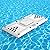 Aqua-Pong | Pool Beer Pong Table with Cooler - Inflatable Beer Pong Pool Party Game - Floating Beirut Table - by Univercity