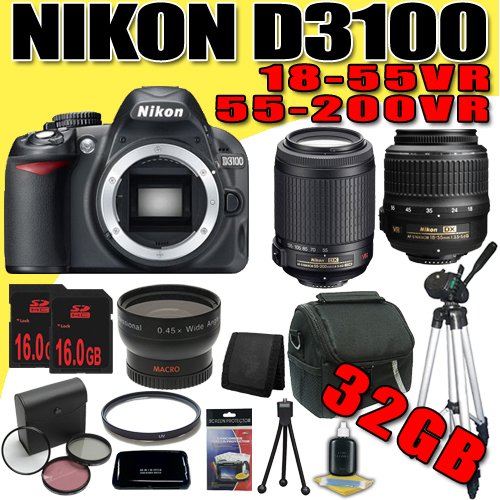 Nikon D3100 14.2MP Digital SLR Camera w/ Nikon