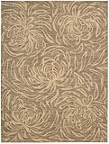 Nourison Radiant Impressions LK09-BGE 2'3x8'0 Area Rug Runner Machine Made Wool Tan