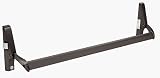 CRL Dark Bronze Cross Bar Panic Exit Device - Left Hand - Reverse Bevel Rim
