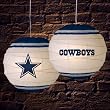 Dallas Cowboys 18 Inch Rice Paper Lamp NFL Football Fan Shop Sports Team Merchandise