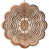 Red Carpet Studios Geo Figure Spinner, Copper Plated, 10-Inch Diameter