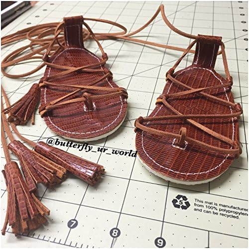 Brown Gladiator Sandals (US 4 Rubber Sole)