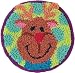 Reindeer Individual Ornament Or Pin Punch Needle Kit