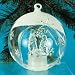 Christmas Ornament Holy Family Nativity, Glass, LED Color Changing Best Seller
