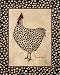 Spotted Chicken by Warren Kimble. Size 10.00 X 8.00 Art Poster Print
