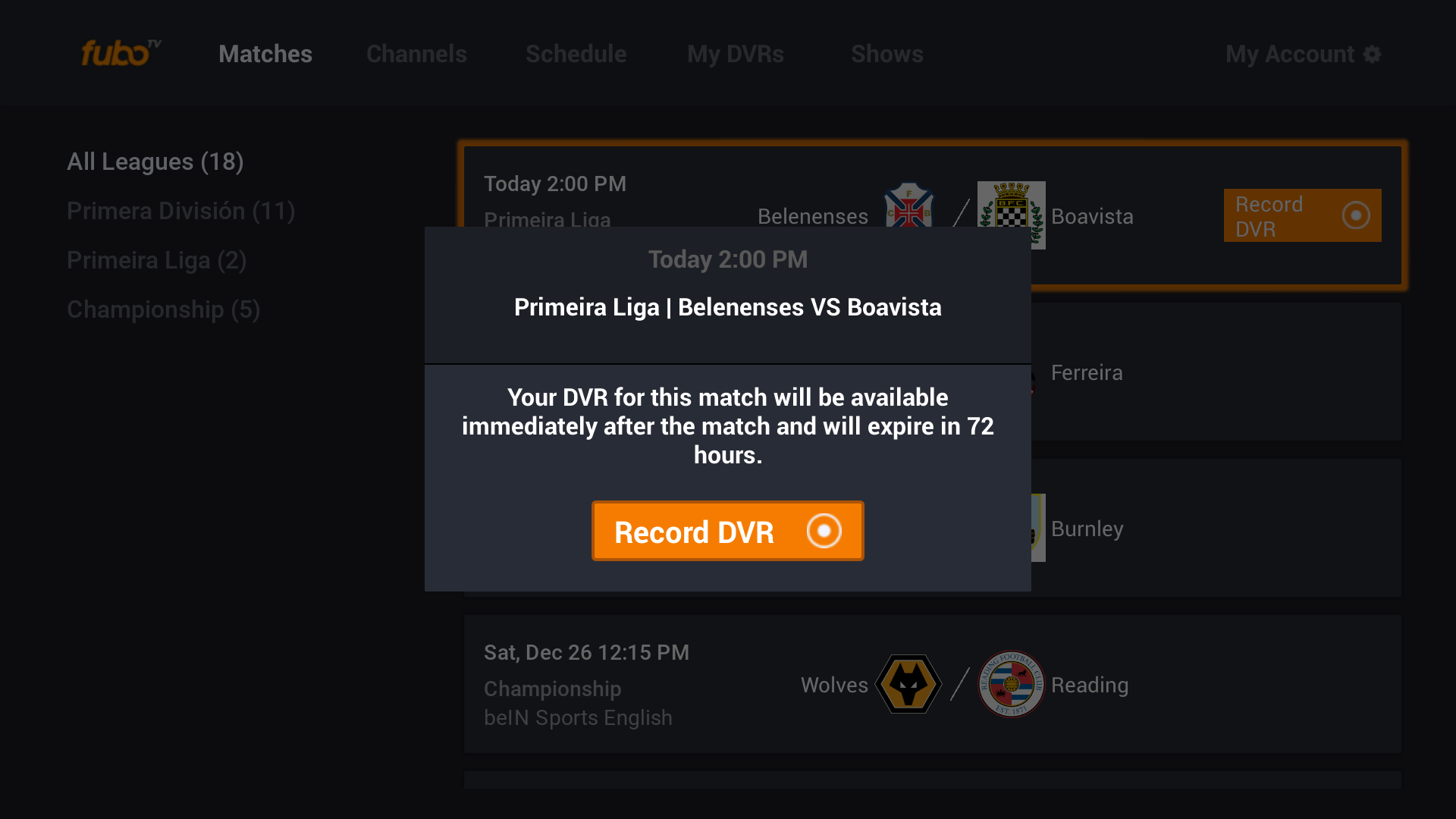 fuboTV Live Appstore for Android