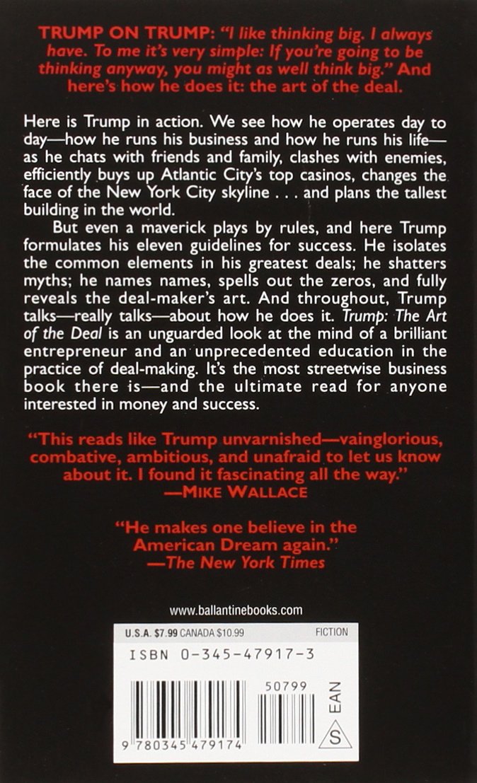Trump: The Art of the Deal: Donald J. Trump, Tony Schwartz ...