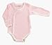Organics by Tadpoles Cotton Pin-Stripe Kimono-Style Onesie