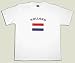T-Shirt Niederlande, weiß, Größe XL, Round-T