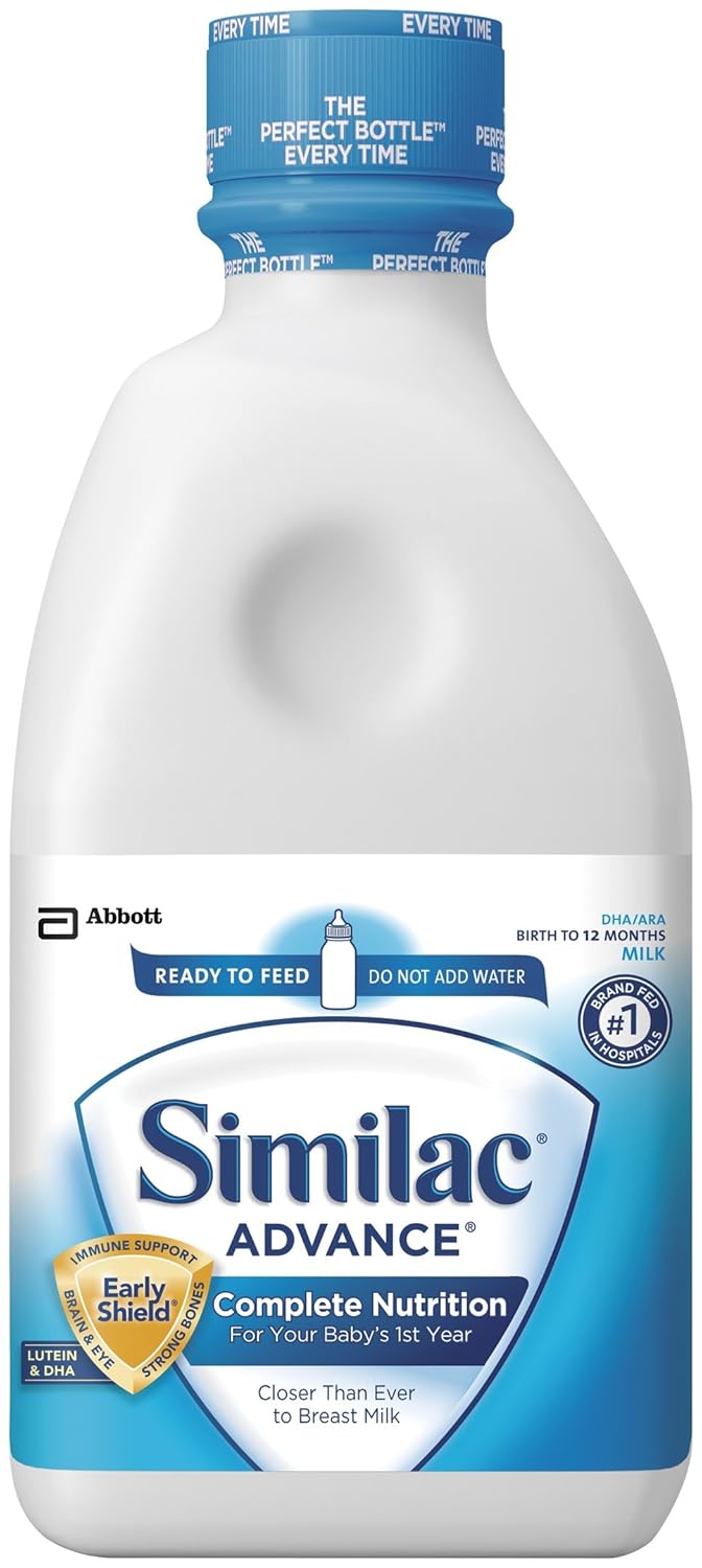 Similac Advance Early Shield Baby Formula, Ready to Feed