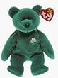 Ty Beanie Babies - Erin the Kelly Green Irish Bear