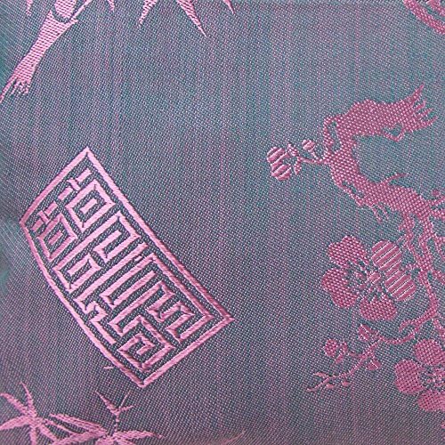 Cosmetic Bag (Large) - Silk Jacquard (Orchid)