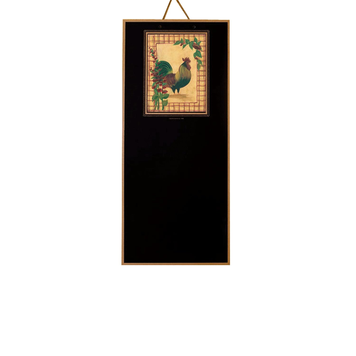 Board Designs OA-12 Rooster Chalkboard, Multi-Colored Rooster Design