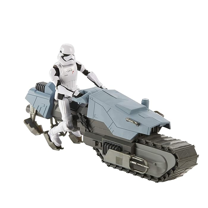 Hasbro Star Wars Galaxy of Adventures Series—E3030 First Order Driver and Treadspeeder(Star Wars Ⅸ:The Rise of Skywalker)