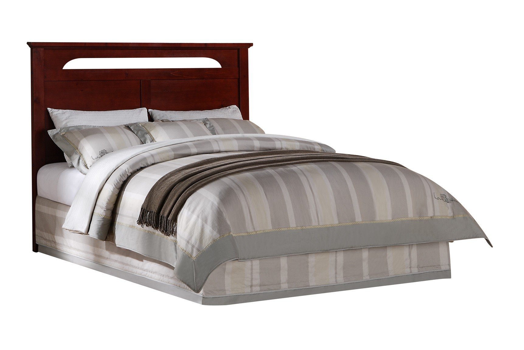 Dorel Living Queen or FullSized Headboard in Solid Wood in Cherry