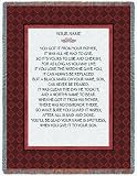 Your Name Throw - 70 x 54 Blanket/Throw