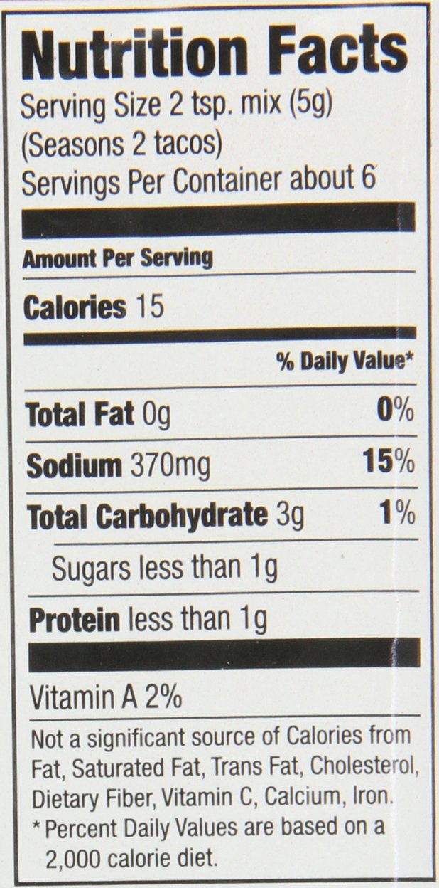 Amazon.com : McCormick Cheesy Taco, 1.12 Ounce (Pack of 12 ...
