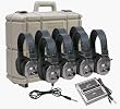 Califone 1285G-08 8-Position Sound Alert Monaural Listening Center