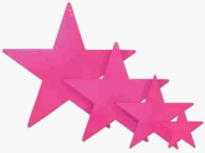 Beistle - 55838-C - Die-Cut Foil Star - Pack of 36