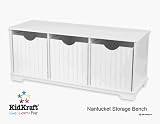 Nantucket Storage Bench - White