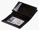 Heritage Travelware 5601095 Kenneth Cole Five Card Stud Siena Leather Gusseted Business Card Case - Black