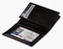 Heritage Travelware 5601095 Kenneth Cole Five Card Stud Siena Leather Gusseted Business Card Case - Black