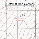 USGS Topographic Quadrangle Map - Sylvania Canyon, California (Folded/Waterproof)