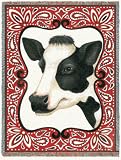 Bandana Cow Throw - 70 x 54 Blanket/Throw