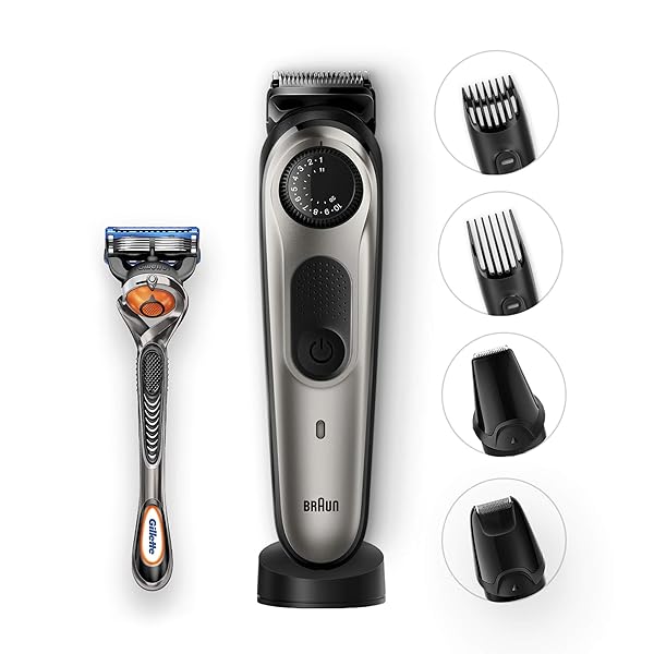 Braun Beard Trimmer Hair Clipper 39 Length Settings With