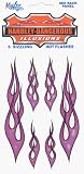 Hardley Dangerous Illusions Sizzling Flame Sticker Purple