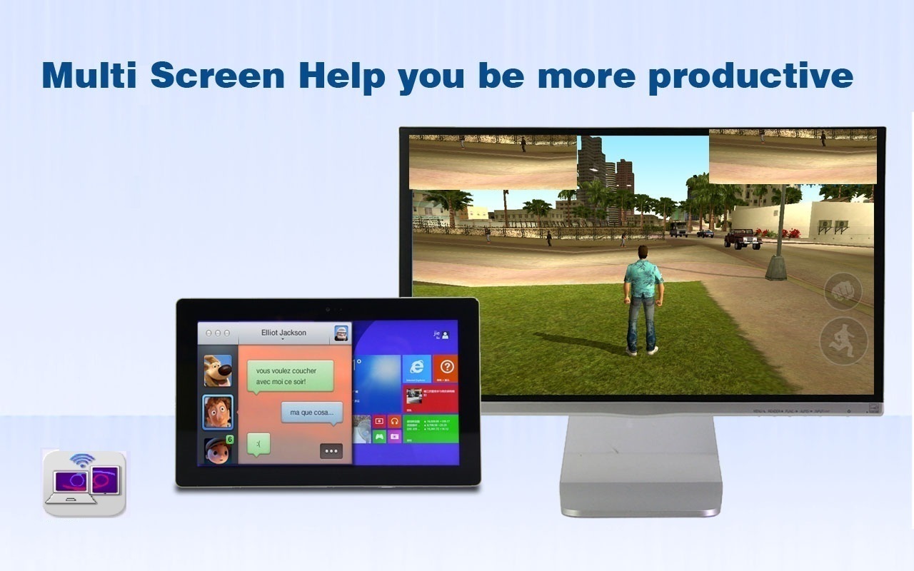 Extend Laptop Display Pro turn your phone/tablet as a