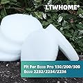 LTWHOME Fine Filter Media Pads Suitable for Ecco Pro 130/200/300 Ecco 2232/2234/2236