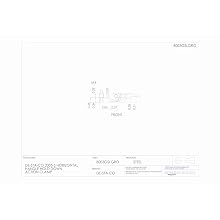 DE-STA-CO 2005-S Horizontal Handle Hold Down Action Clamp