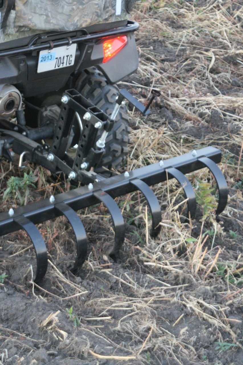 Implements Chisel Plow ATV UTV 2" Receivers Tines 12" tall 50" wide