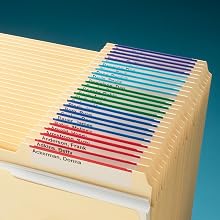 Smead Viewable Color Labeling System, Label Pack Refill, 3.5 Inches, White, 160 per Pack (64915)