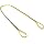 Mazzella EE2 Edgeguard Polyester Web Sling, Eye-and-Eye, Yellow, 2 Ply, Flat Eyes, Vertical Load Capacity