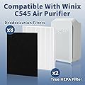 Funmit 2 x True HEPA And 8 x Activated Carbon Filter