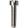 Precision Stainless Steel 303 Machine Screw, Fillister Head, Slotted Drive, ANSI B18.6.3