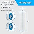 SpiroPure Replacement for Star-Clear Plus C1900 Hayward CX1900RE