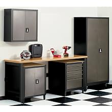 Metal Box Industries COS-SVBNCH MBI Garage Storage System - Workbench, Silver/Black