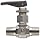 Parker VQ Series Stainless Steel 316 Toggle Valve, Inline, Toggle Handle, PTFE Stem, NPT Male