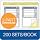 Adams You've Got A Message Pad, 5.25 x 7.33 Inch, 2-Part, Carbonless, 2 Messages per Page, 200 Sets, White and Canary (SC5702WS)